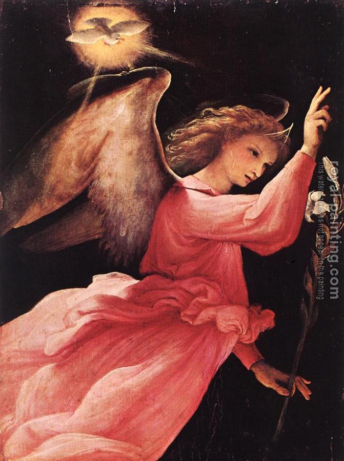 Lorenzo Lotto : Angel Annunciating